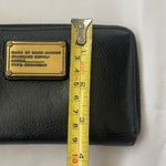 Marc by Marc Jacobs  Black Leather Zip Around Wristlet with Gold Hardware Photo 6