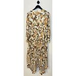 Free People  Rows Of Roses Maxi Dress in Ivory Combo Size X-Small Photo 7