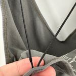Free People  Gray Stretch V-Neck Strappy Crisscross Back Cami Cropped Top Size XS Photo 3