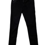 Rich & Skinny  Black High Rise Raw Hem Skinny Jeans Womens 25 Denim Fall Classic Photo 0