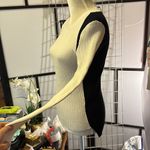 DKNY designer sweater long sleeve round neck new with tag white front black back Photo 2