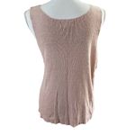 EXPRESS Vintage Size L 100% Pure Silk Sweater Tank Swank Top Photo 1
