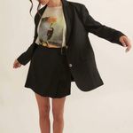 Prómesa Black Stripe Mini Skirt Photo 1