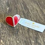 Kate Spade NWT New York Heritage Heart Ring Red and Gold Size 7 Photo 1