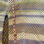 Tilly's NWT Tilly’s Full Tilt Open Weave Color Block Women’s size Small Sweater Photo 5