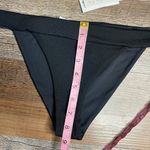 l*space L* Veronica Bikini Bottoms Size‎ XL Black Classic High Cut Thigh Ribbed NWT Photo 4