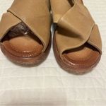 Miz Mooz Leather Cross-Band Sandals Irma Sand beige slingback size 38(7.5) Photo 3