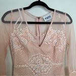 Sabo Skirt NWT  Peach Lace Mini Dress Photo 3