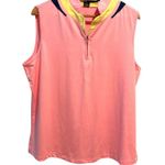 Jamie Sadock  Top Pink Active Golf Tennis Sz  XL Stretch Athletic Quarter Zip Photo 0