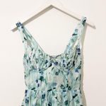 ASTR NEW  the Label Kelby Dress in Green Blue Floral Maxi Size Medium M Photo 5