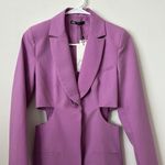 ZARA  Blogger Favorite Purple Blazer Dress Size: XS Photo 6