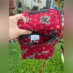 Vera Bradley Red Floral Crossbody Bag Photo 8