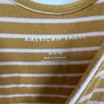 American Eagle Women's Striped yellow/gold and white Bodysuit Multicolor Size M Photo 5