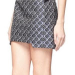 Maje  Black Blue White Embroidered Mini Skirt Sz. 36 (US Small) Photo 0