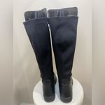 Wanted womens Black faux Leather Knee Photo 3