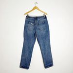 VERVET Super High Rise Hidden Button Fly Straight Jeans – Size 30 Blue Photo 2