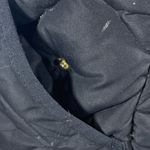 J. Crew Factory Quilted Vest Black Gold Mock Neck Size XS Extra Small Photo 4