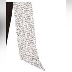 Tiffany & Co. New York NY Fifth Ave Notes Belt Scarf Tie Twirly Wrap Bandeau Photo 1