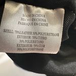 Street Level  Suede Crocodile embossed black leather crossbody bag Photo 10