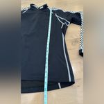 Helly Hansen women’s quarter zip long sleeve baselayer black white size large Photo 6