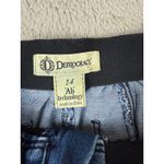 Democracy  Women's 'Ab' Solution Denim‎ Jogger Pants Blue Comfort Size 14 Photo 1