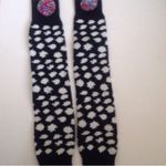 Last pair. Pom Pom Leg Warmers Blue Photo 1
