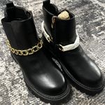 Mata Shoes Gold Chain Boots Photo 1