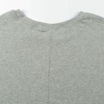 NEW Light Gray Casual Crewneck Pullover Pieced Long Sleeve Top Photo 6