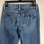 Paige Hoxton Ankle Peg Blue Distressed Skinny Jeans Beachwood Wash size 24 Photo 4