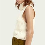 Scotch & Soda Sleeveless, knitted turtle neck top worn once like new sold out on brand’s site Photo 4