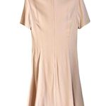 Stella McCartney Short-Sleeve Keyhole
Belted Skater Dress size S Nude Pink Photo 2