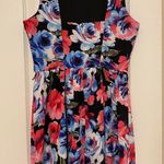 Pink And Blue Floral Dress Multiple Size M Photo 1
