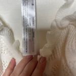 Twinset ivory white knitted ruffle cami top kids 14 women S Photo 7