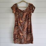 Forever 21 +, Leopard print stain mini dress, ‎size 2X Photo 1