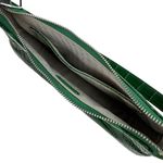 Sinbono Emma Shoulder Bag Green Croc‎ Vegan Leather Purse Photo 10