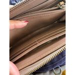 Fossil  Fifty Four Collection Embossed Leather Zip Around Accordion Clutch Wallet Photo 6