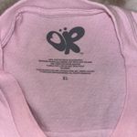 Olivia Rae Olivia Rodrigo Women's Sour Grid Relaxed Boyfriend Fit Tee T-Shirt in Pink Sz XL Photo 4