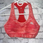 Adidas Women’s Size Small Coral Space Dye Sports Bra Photo 0