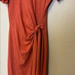 Boden Knot Front Jersey Knit Dress Size 6 R NWT Red Photo 4