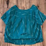 teal dress shirt Blue Size L Photo 2
