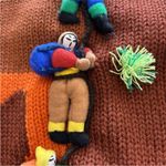 Source Unknown Vintage Peruvian 3D Sweater Made From Sheep Wool Photo 11