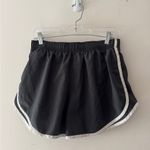 Nike Women's Black and White Running Athletic Shorts Photo 2