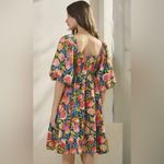 Oddi Los Angeles Just Peachy Multicolor Mini Dress On/Off Shoulder Size 1X NWT Pink Photo 2