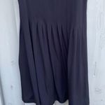 Talbots  Petites Black Pleated Sleeveless A-line Dress Photo 4
