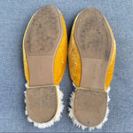 Birdies  Phoebe Saffron Gold Bow Mule Size 9 Photo 6