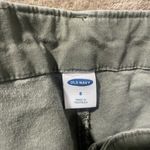 Old Navy  Pants Womens 8 Cargo Olive Green Raw Hem Mid Rise Ankle Utility Photo 1