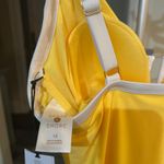 Shade & Shore  One Piece Swimsuit Ruched Tummy Control Yellow‎ L-XL Photo 10