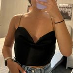 12th Tribe Black Open Back Tank Top Photo 0