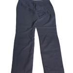 ZARA Woman Cropped Dress Pants Navy Blue Size 10 Photo 1