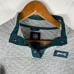 NFL  Women's Small Philadelphia Eagles Quilted Gray Pullover Sweater Sweatshirt‎ Photo 1